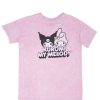 Aux Femmes Aéropostale T-Shirts Graphiques | T-Shirt Decontracte Graphique Kuromi My Melody Violet