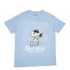 Aux Femmes Aéropostale T-Shirts | T-Shirt Decontracte Graphique Peanuts Snoopy Nyc Bleu