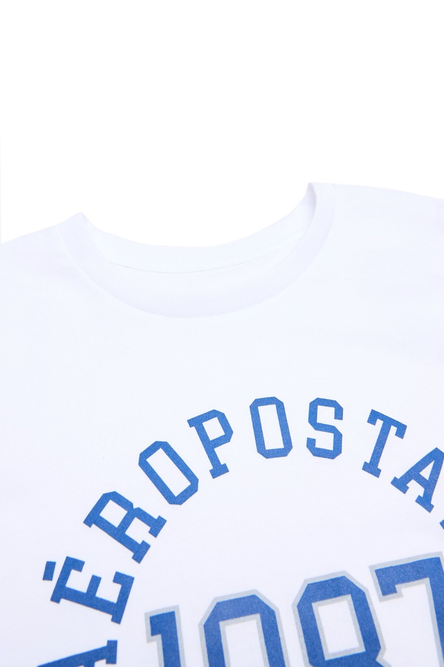 Aux Femmes Aéropostale Aeropostale | T-Shirt Classique Graphique Aeropostale New York City 87 Blanc