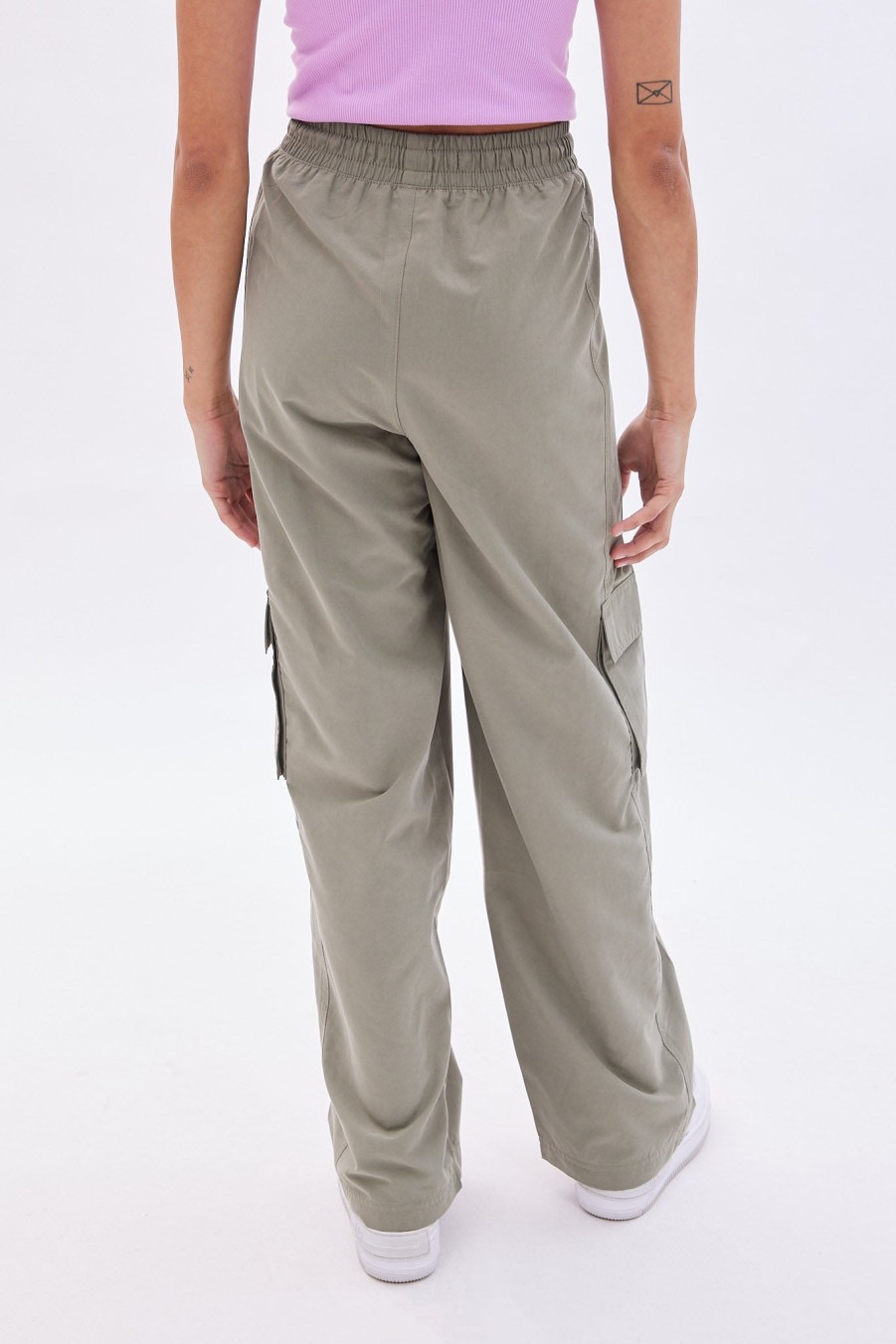 Aux Femmes Aéropostale Cargos + Parachute | Pantalon Cargo Aero A Taille Haute Et Jambe Large