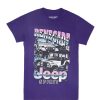 Aux Femmes Notes bleues T-Shirts Graphiques | T-Shirt Petit Ami Graphique Jeep Spirit Renegade Violet