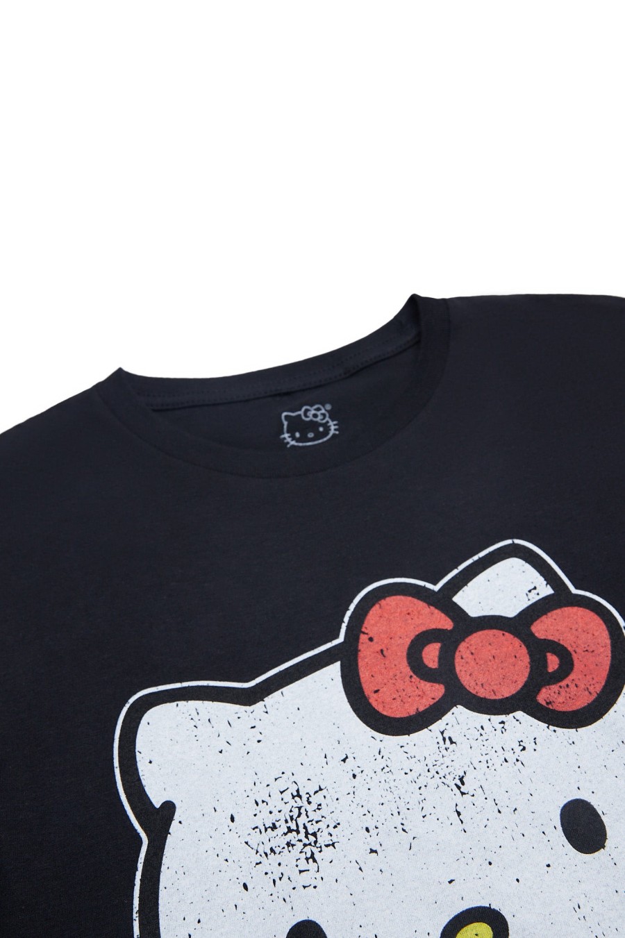 Aux Femmes Aéropostale T-Shirts Graphiques | T-Shirt Decontracte A Imprime Hello Kitty Noir