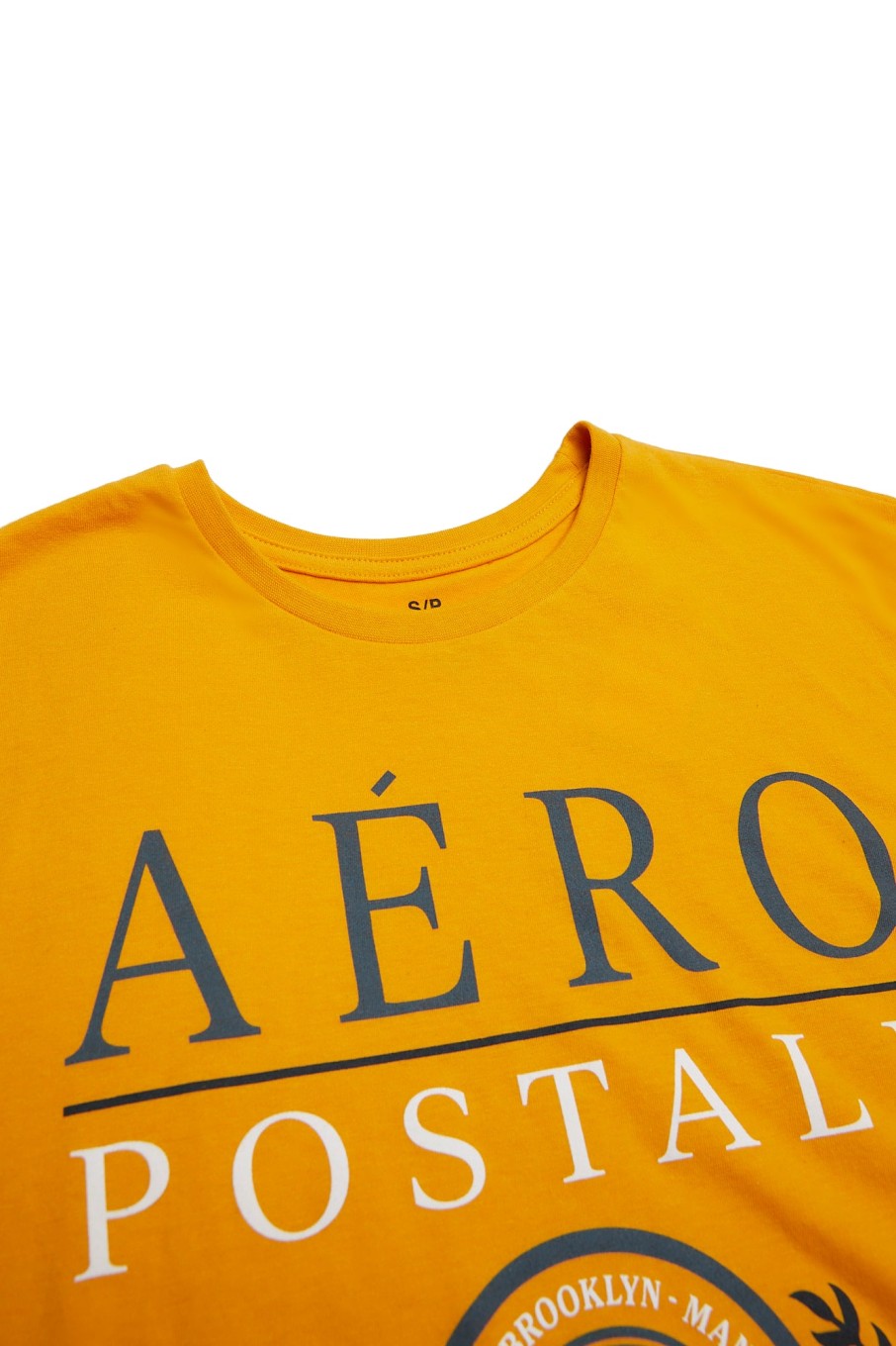 Aux Femmes Aéropostale T-Shirts | T-Shirt Petit Ami Graphique Aeropostale Crest Orange