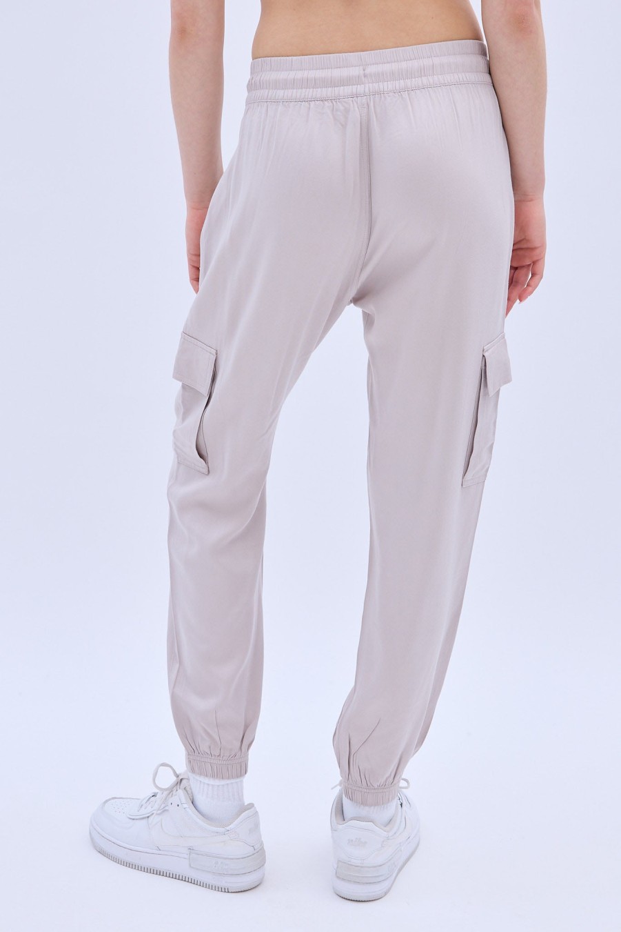 Aux Femmes Notes bleues Pantalons De Jogging | Pantalon De Jogging Cargo Decontracte Taille Basse