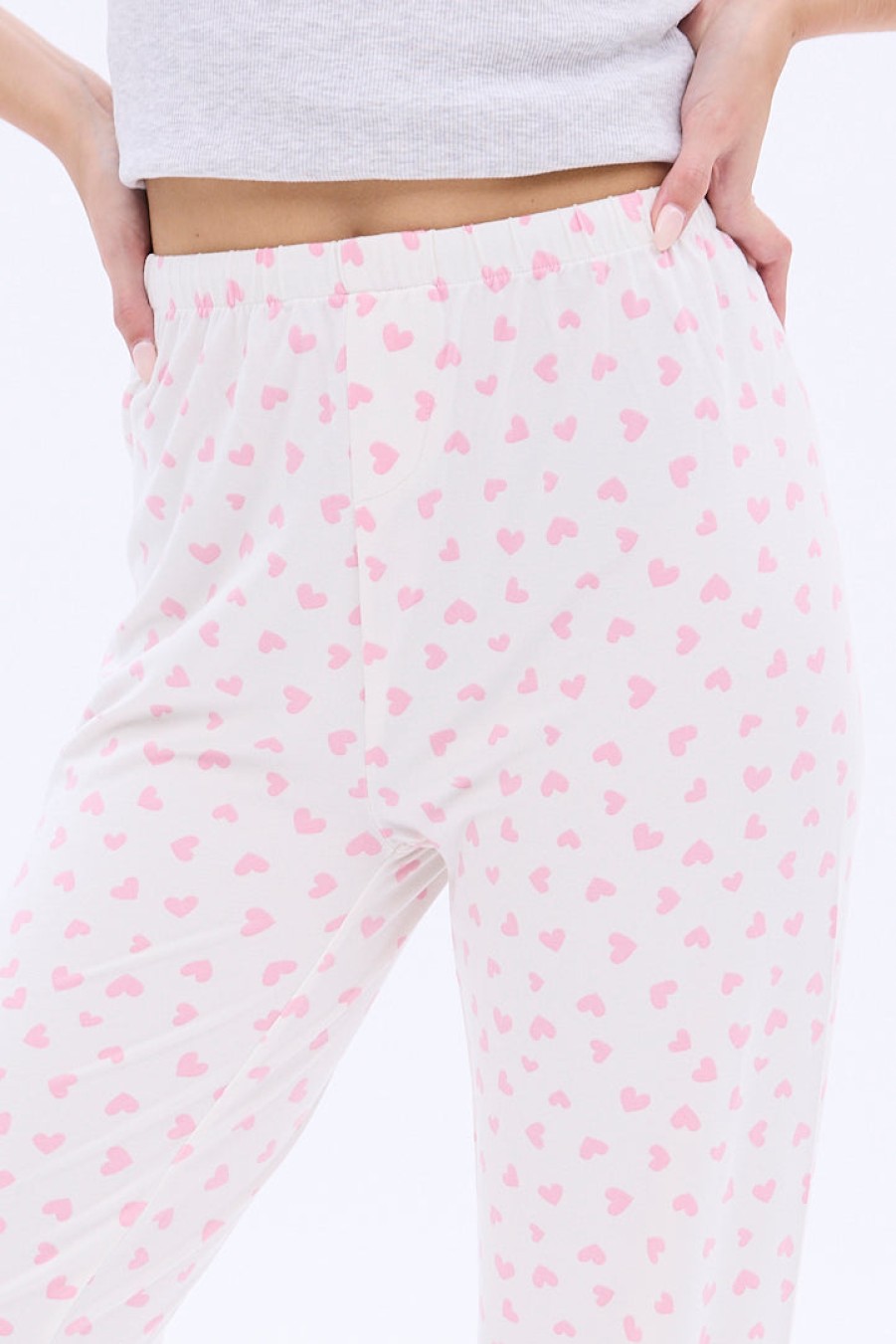 Aux Femmes Notes bleues Pyjamas | Pantalon De Pyjama Tres Doux A Taille Mi-Haute Et Jambe Large