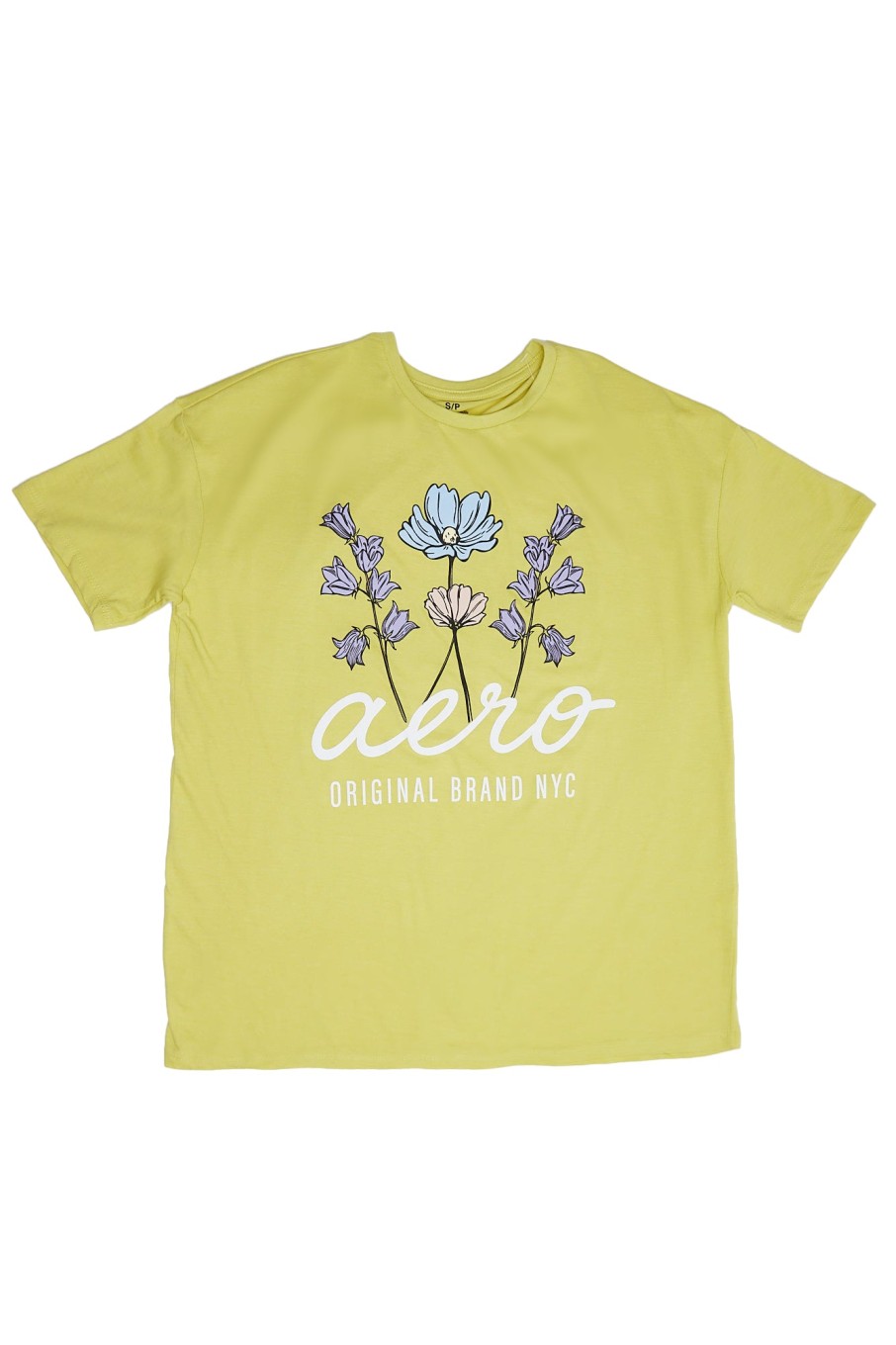 Aux Femmes Aéropostale T-Shirts Graphiques | T-Shirt Boyfriend Graphique Aero Flowers Vert Fonce