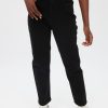 Aux Femmes Notes bleues Jeans | Pantalon Mom A Jambe Droite Et Taille Tres Haute Noir