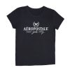 Aux Femmes Aéropostale Aeropostale | Aeropostale Butterfly Crest Graphic T-Shirt Classique Noir