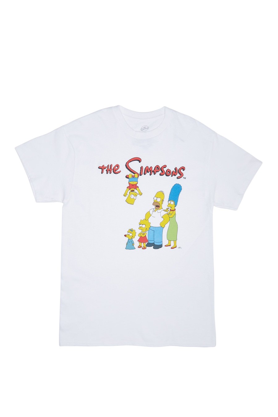 Aux Femmes Notes bleues T-Shirts | T-Shirt Petit Ami Graphique Les Simpsons Blanc