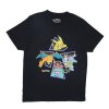 Pour Des Hommes Aéropostale Culture Pop | T-Shirt Graphique Pokemon Et Amis Noir