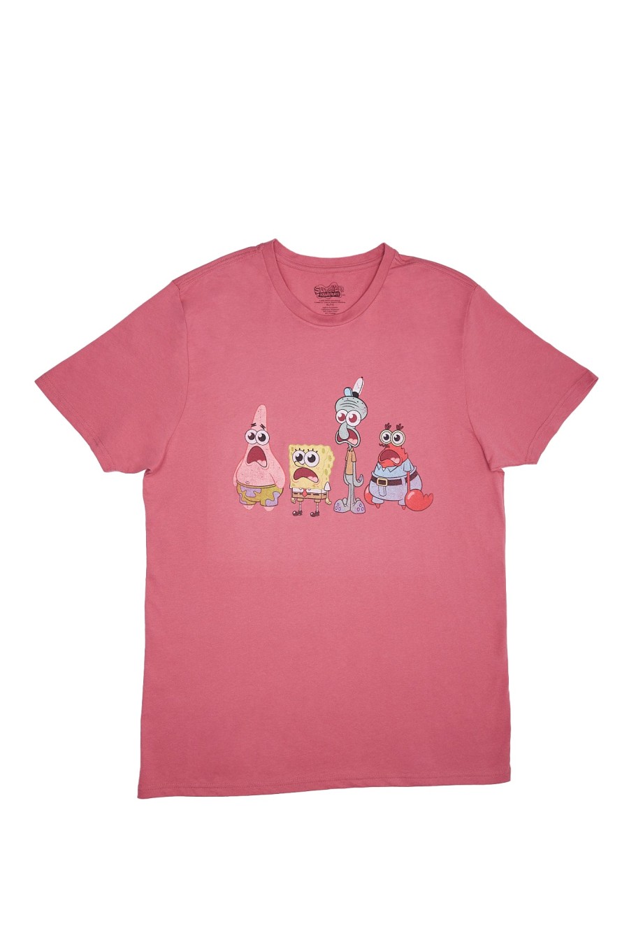 Pour Des Hommes Aéropostale Culture Pop | T-Shirt Graphique Bob L'Eponge Et Ses Amis Rose