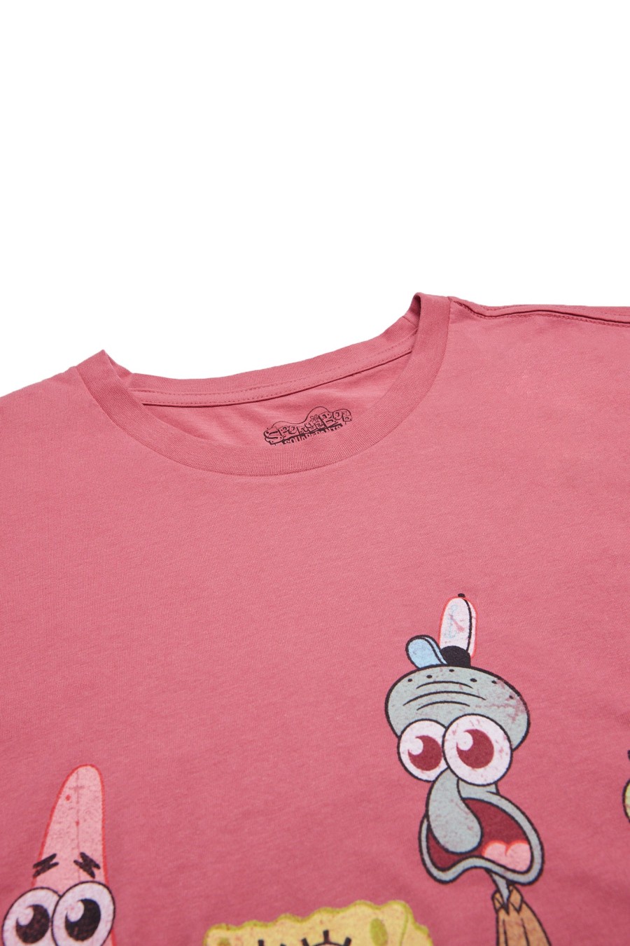 Pour Des Hommes Aéropostale Culture Pop | T-Shirt Graphique Bob L'Eponge Et Ses Amis Rose