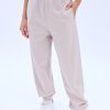 Aux Femmes Notes bleues Pantalons De Jogging | Pantalon De Jogging Surdimensionne A Taille Moyenne