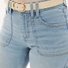 Aux Femmes Notes bleues Ceintures | Ceinture A Boucle En D