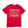 Aux Femmes Aéropostale T-Shirts Graphiques | T-Shirt Decontracte Graphique Des Chiefs De Kansas City Rouge