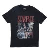 Pour Des Hommes Aéropostale Culture Pop | T-Shirt Graphique Scarface Noir