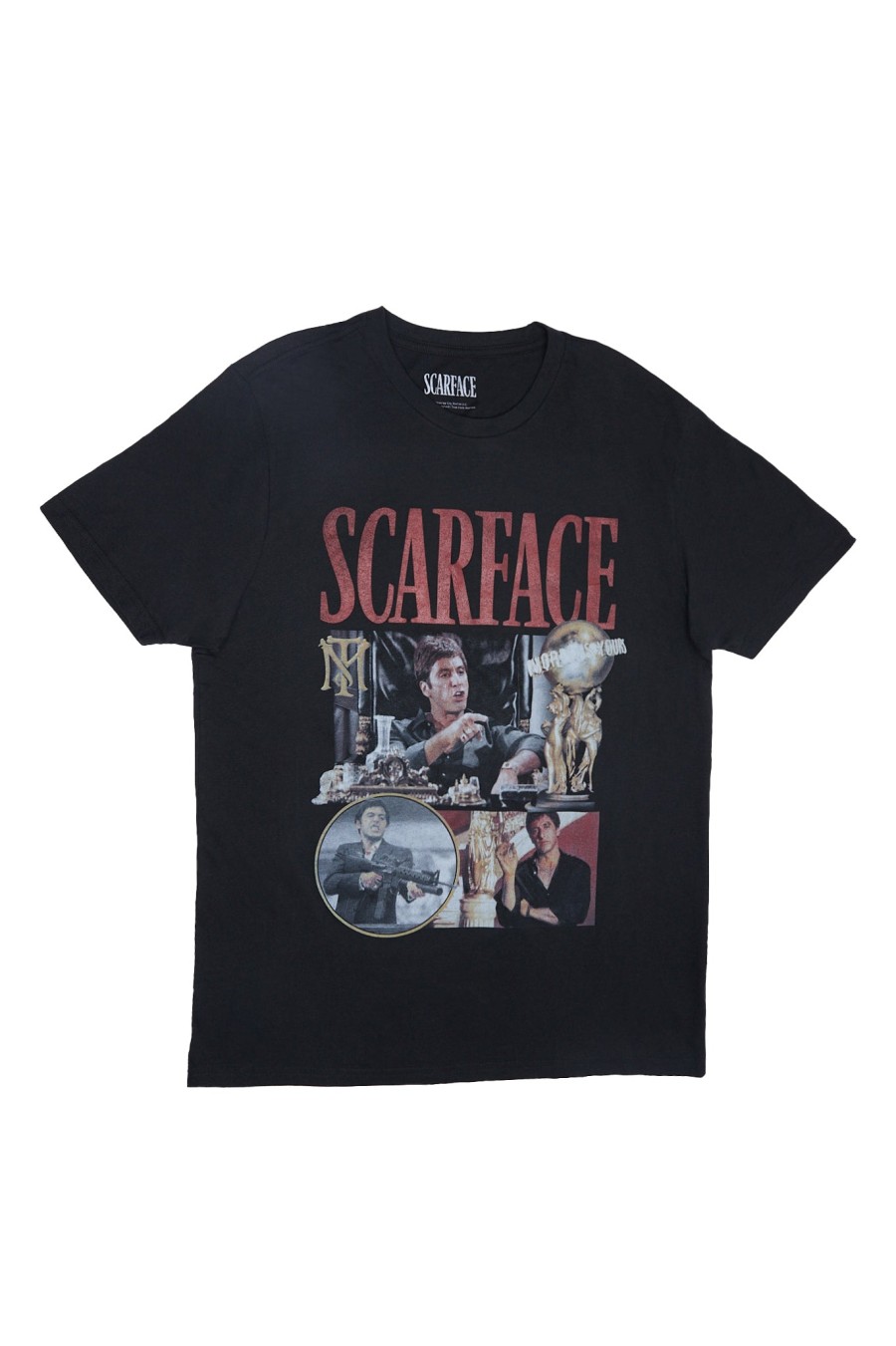 Pour Des Hommes Aéropostale Culture Pop | T-Shirt Graphique Scarface Noir