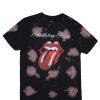 Pour Des Hommes Aéropostale Musique | T-Shirt Delave Graphique The Rolling Stones Noir