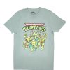 Pour Des Hommes Aéropostale Culture Pop | T-Shirt Graphique Teenage Mutant Ninja Turtles Sage