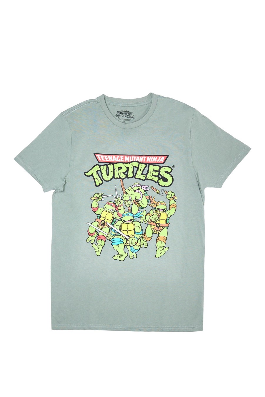 Pour Des Hommes Aéropostale Culture Pop | T-Shirt Graphique Teenage Mutant Ninja Turtles Sage