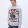 Pour Des Hommes Aéropostale Des Sports | Sweat-Shirt Ras Du Cou Graphique Des 49Ers De San Francisco Gris