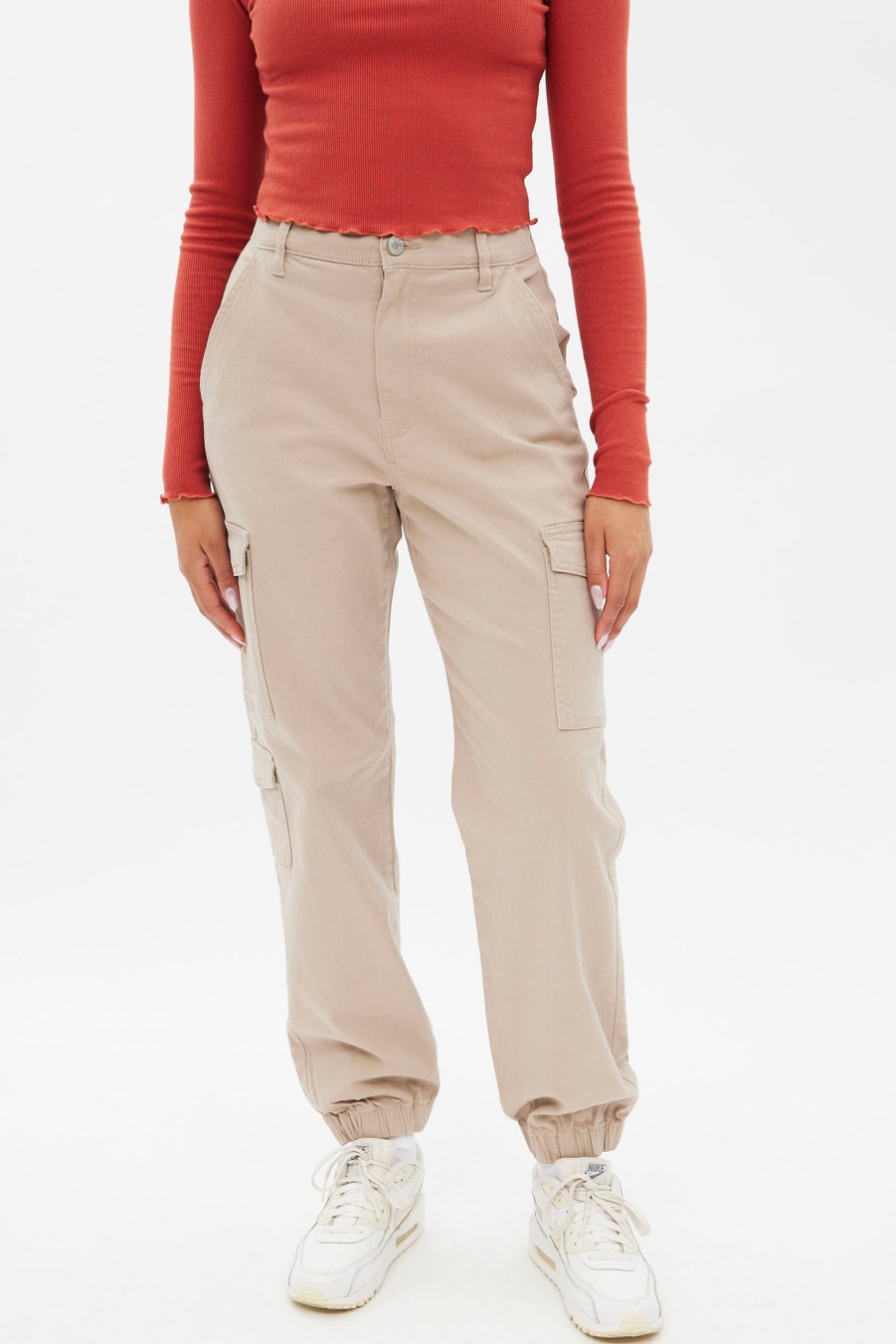 Aux Femmes Aéropostale Cargos + Parachute | Pantalon De Jogging Cargo Baggy Taille Haute Aero