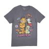 Aux Femmes Aéropostale T-Shirts Graphiques | T-Shirt Decontracte Avec Graphique Alimentaire Garfield Charbon