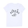 Aux Femmes Aéropostale T-Shirts Graphiques | T-Shirt Classique A Motif Papillon Aeropostale Blanc