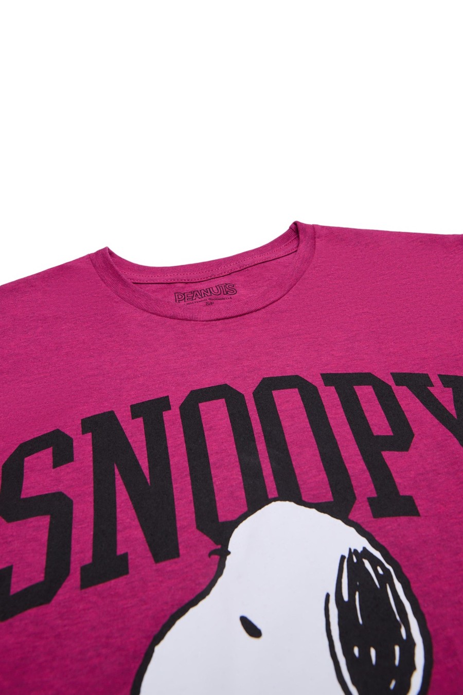 Aux Femmes Aéropostale T-Shirts Graphiques | T-Shirt Decontracte Graphique Snoopy Peanuts Fuchsia