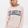 Aux Femmes Aéropostale Sweats A Capuche + Sweat-Shirts | Sweat-Shirt Oversize A Col Ras Du Cou Aero Graphic