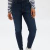 Aux Femmes Aéropostale Jeans | Jegging Aero Tres Extensible A Taille Mi-Haute Bleu Denim Fonce