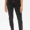 Aux Femmes Aéropostale | Jean Mom Taille Haute Aero Premium Air Noir