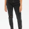 Aux Femmes Aéropostale Jeans | Jean Mom Taille Haute Aero Premium Air Noir