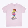 Aux Femmes Notes bleues T-Shirts Graphiques | T-Shirt Petit Ami Graphique Lisa Simpson Des Simpsons Rose