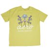 Aux Femmes Aéropostale T-Shirts | T-Shirt Boyfriend Graphique Aero Flowers Vert Fonce