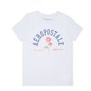 Aux Femmes Aéropostale T-Shirts | T-Shirt Classique A Graphique Aeropostale Rose Blanc