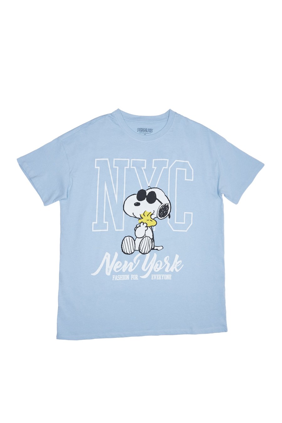 Aux Femmes Aéropostale T-Shirts Graphiques | T-Shirt Decontracte Graphique Peanuts Snoopy Nyc Bleu