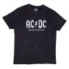 Pour Des Hommes Aéropostale Musique | T-Shirt Ac/Dc Back In Graphic Delave A L'Acide Noir