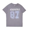 Aux Femmes Aéropostale T-Shirts Graphiques | T-Shirt Boyfriend Graphique Aeropostale 87 Gris Fonce