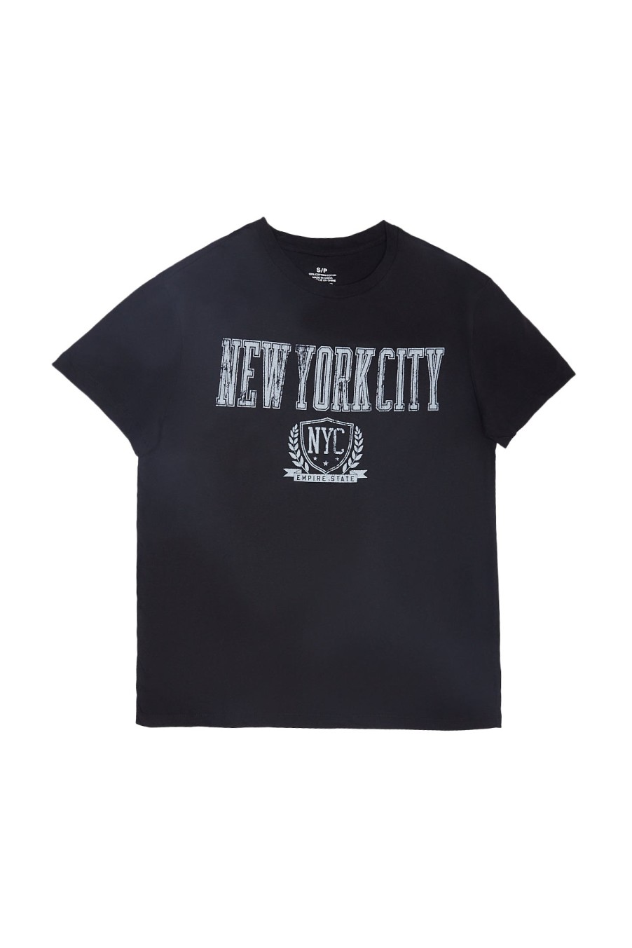 Aux Femmes Aéropostale Aeropostale | T-Shirt Boyfriend Graphique Aero New York City Noir