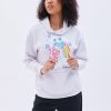 Aux Femmes Aéropostale Sweats A Capuche + Sweat-Shirts | Sweat A Capuche Oversize A Motif Care Bears Gris