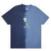 Pour Des Hommes Aéropostale Culture Pop | Squidward Graphic Tie Dyetee Bleu