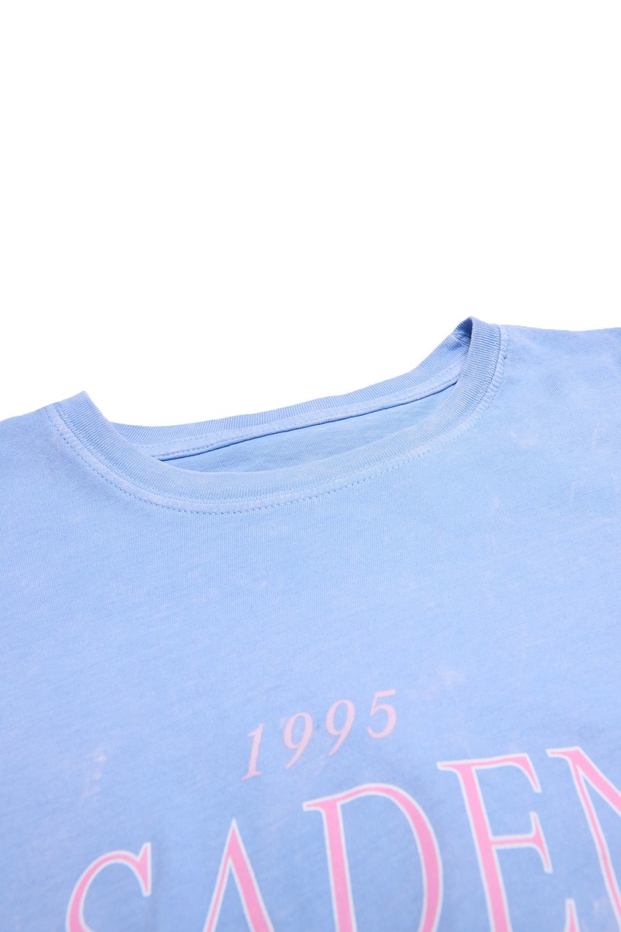 Aux Femmes Notes bleues T-Shirts | T-Shirt Petit Ami Graphique Pasadena California Un Jean Bleu